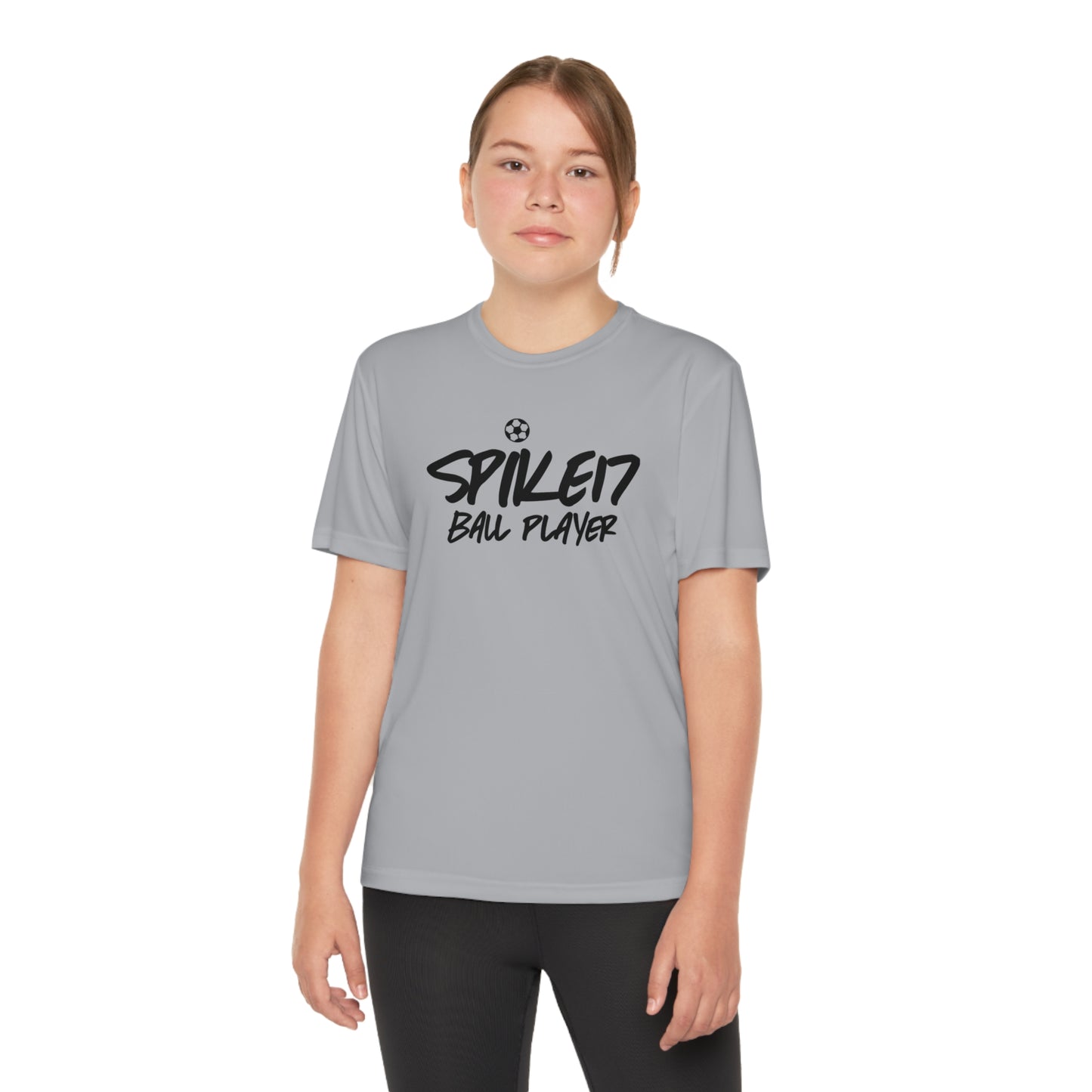 Spike17 Ball Player Youth Competitor Jersey Platinum