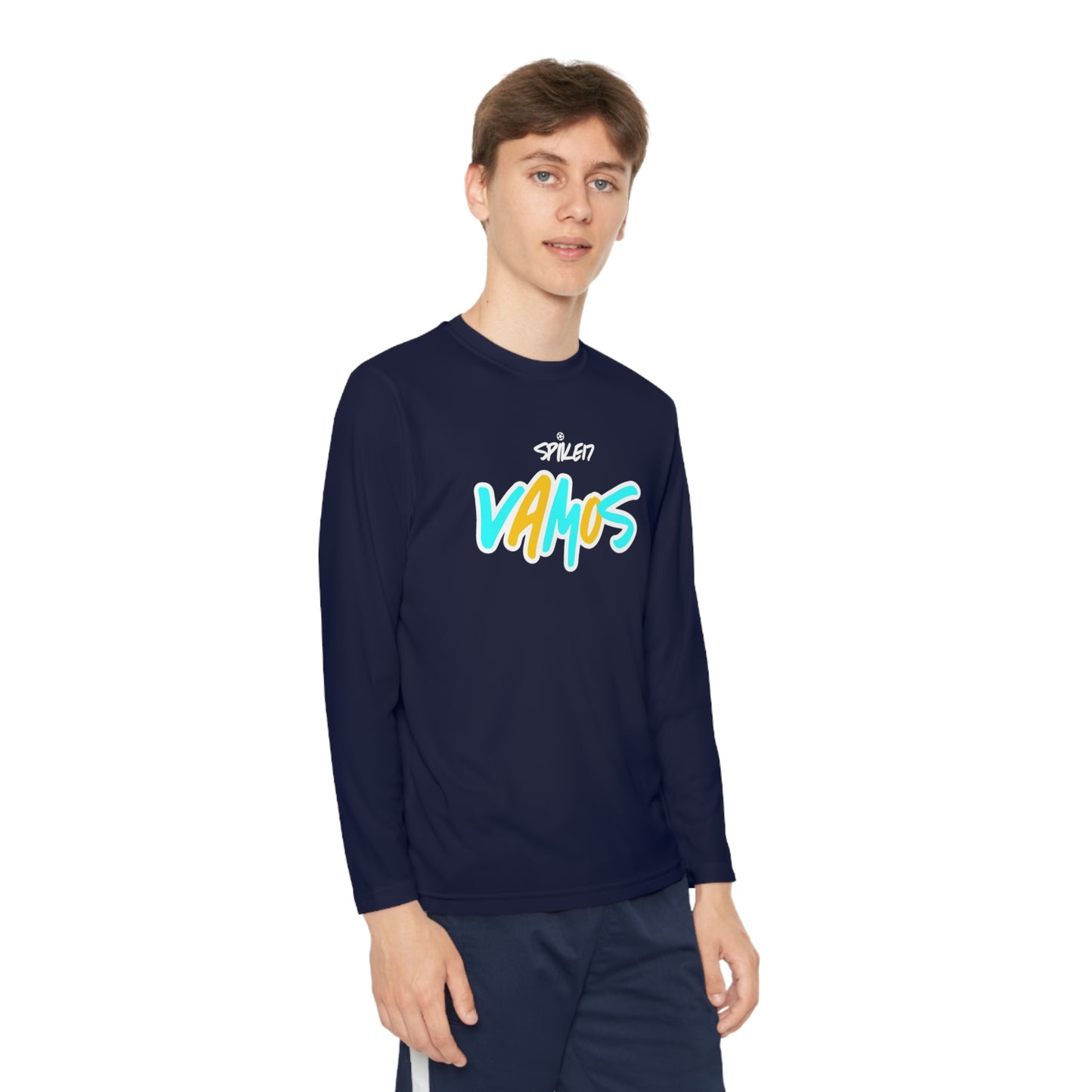 VAMOS Youth Long Sleeve Jersey Blue