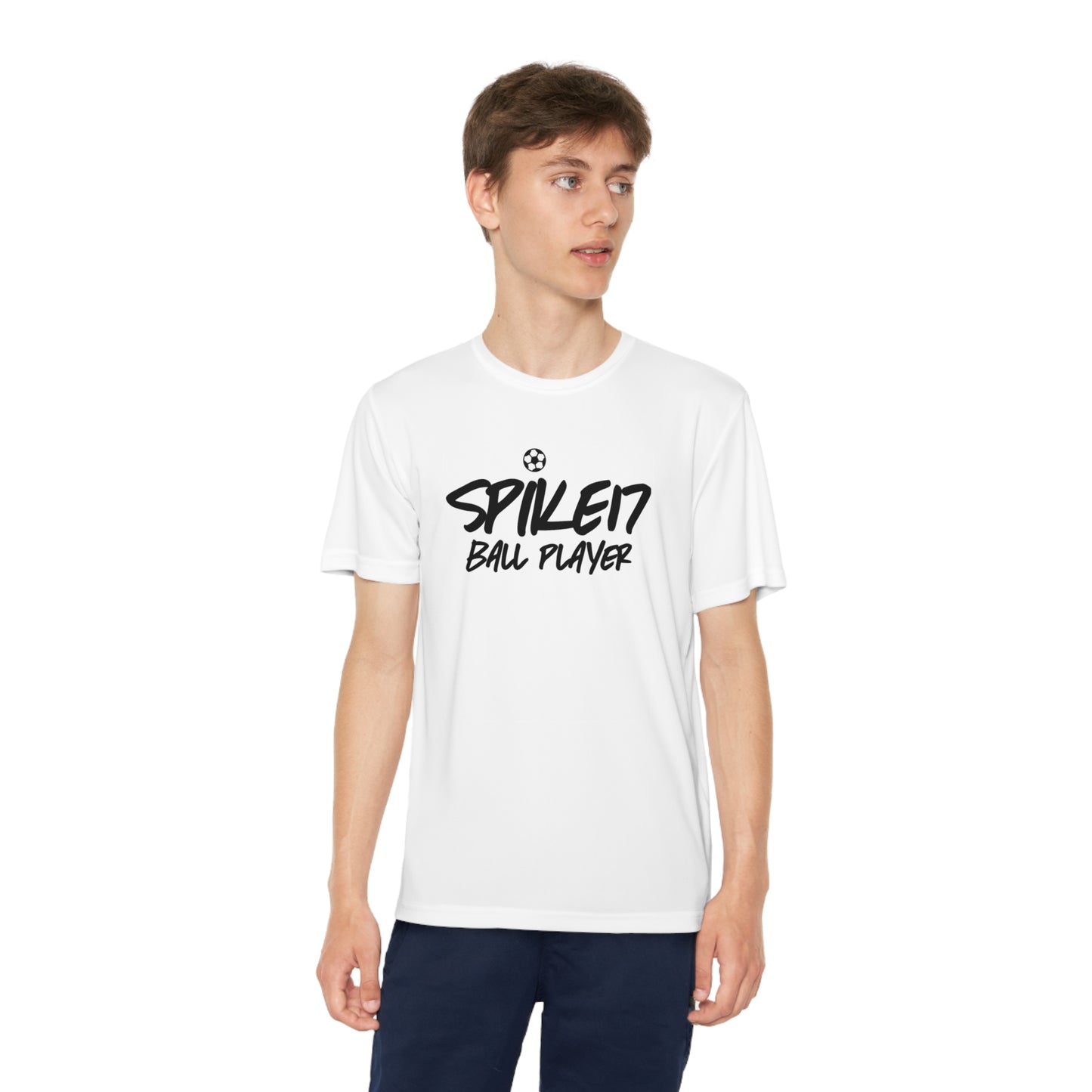 Spike17 Ball Player Youth Competitor Jersey White