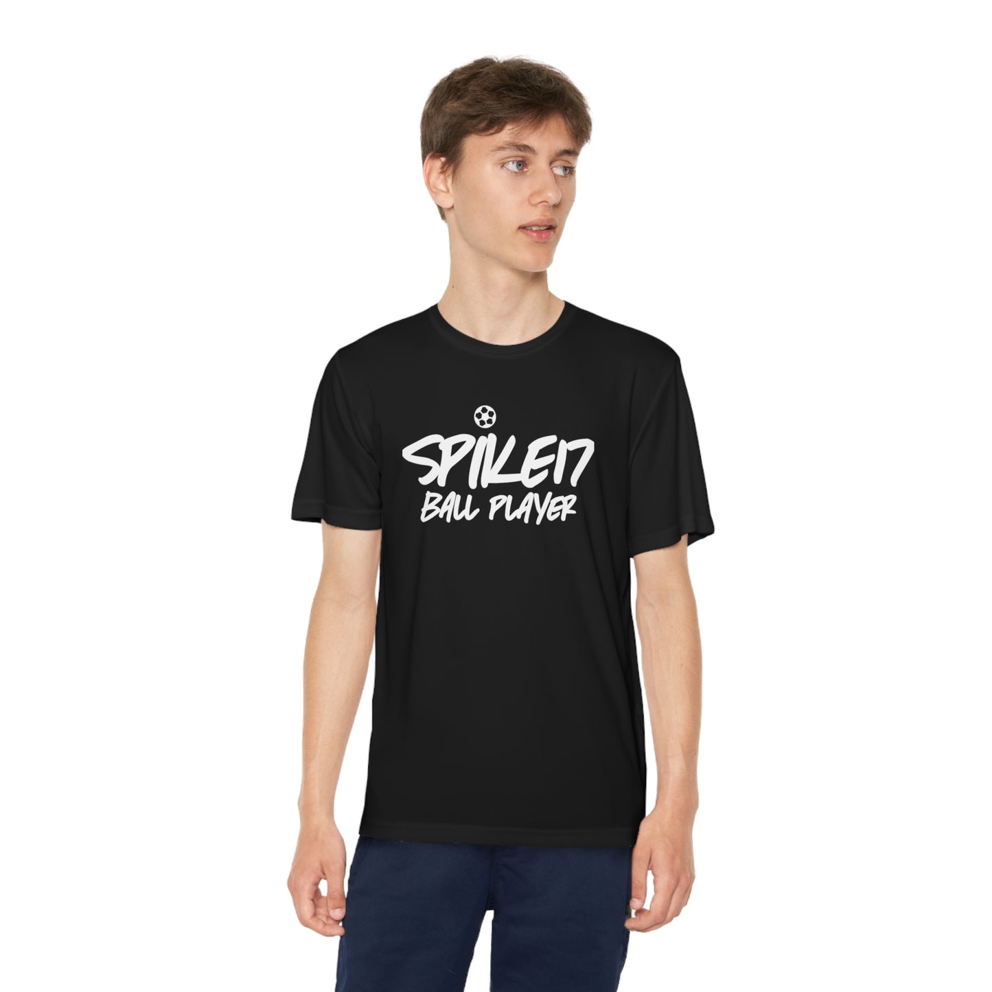 Spike17 Ball Player Youth Competitor Jersey Black