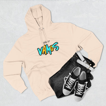 VAMOS Adult Three-Panel Fleece Hoodie Pale