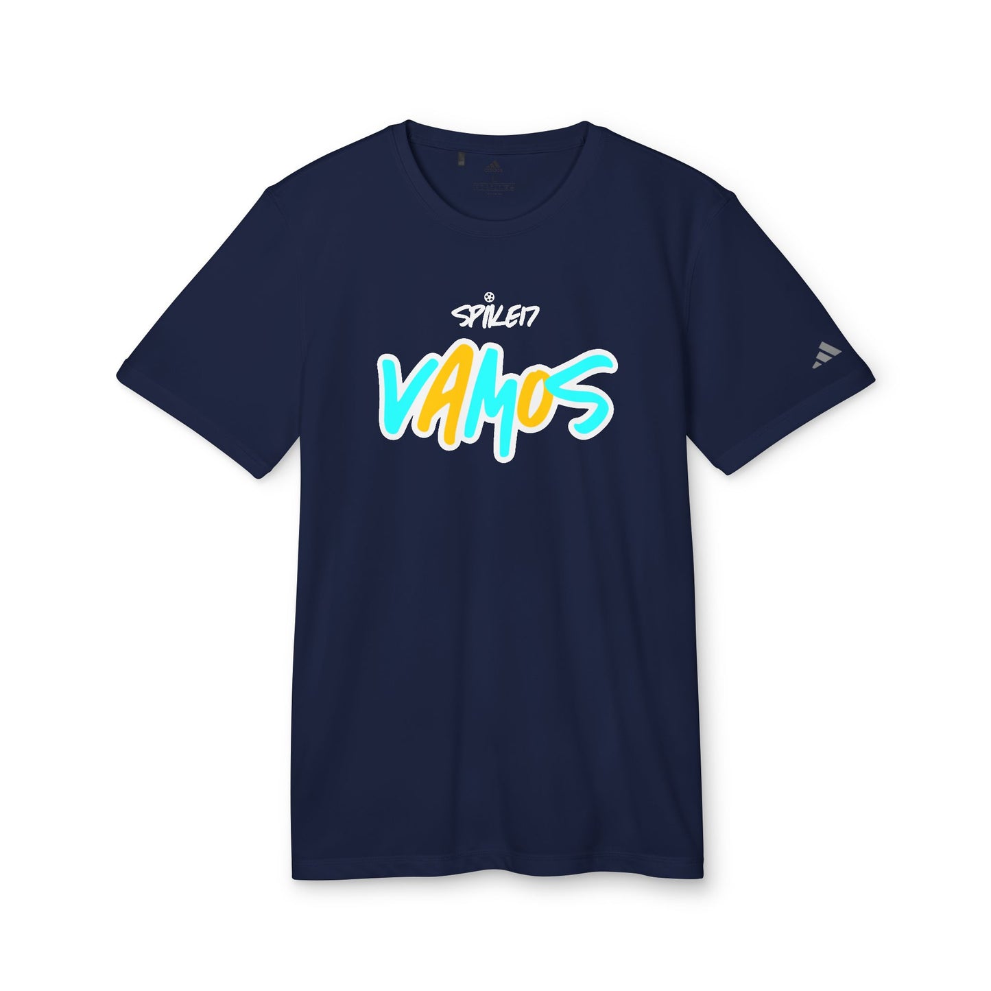 Adidas VAMOS Adult Sport T-shirt Blue