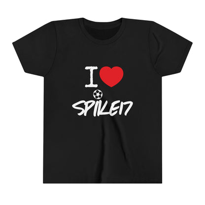 I LOVE SPIKE17 Youth Short Sleeve Tee