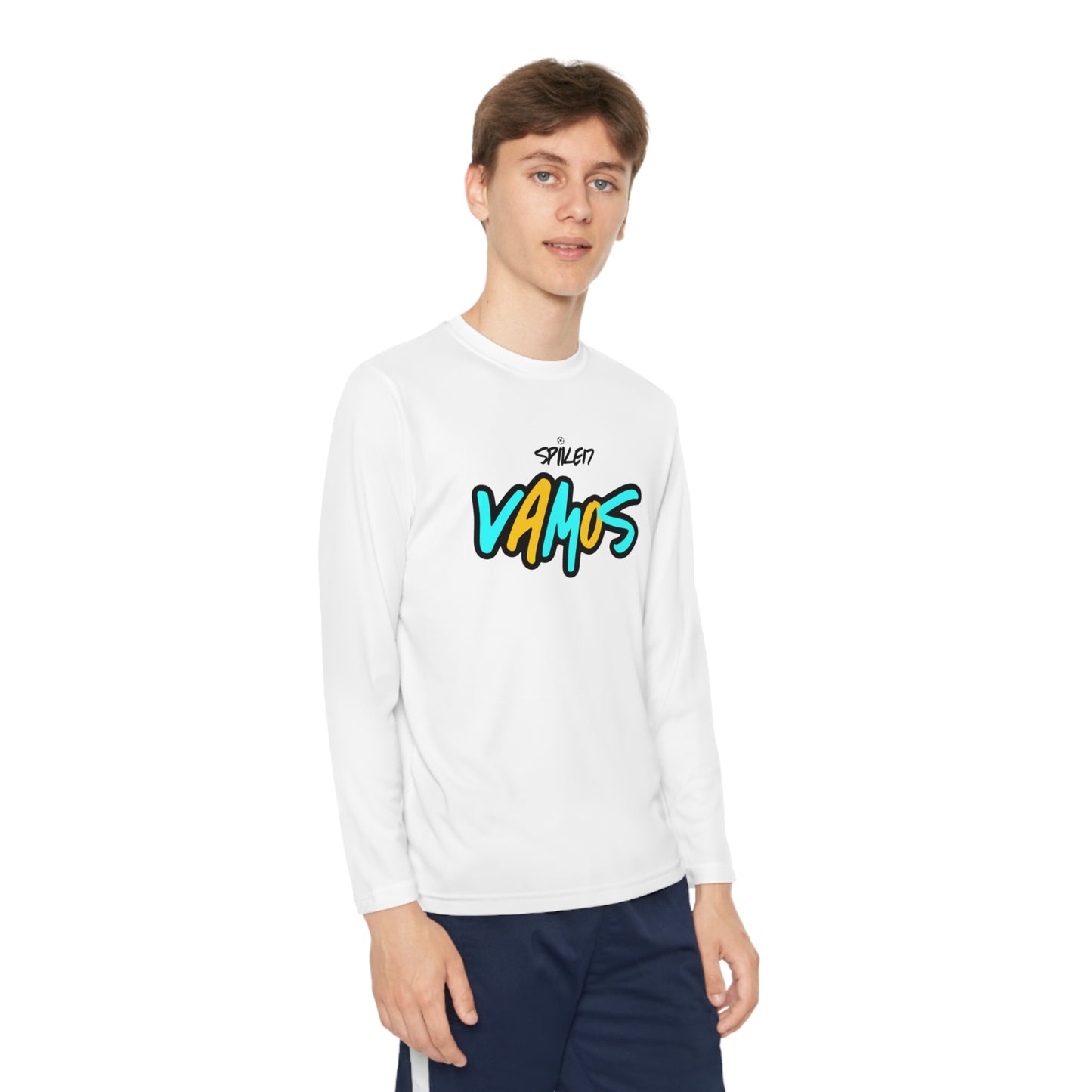 VAMOS Youth Long Sleeve Jersey White