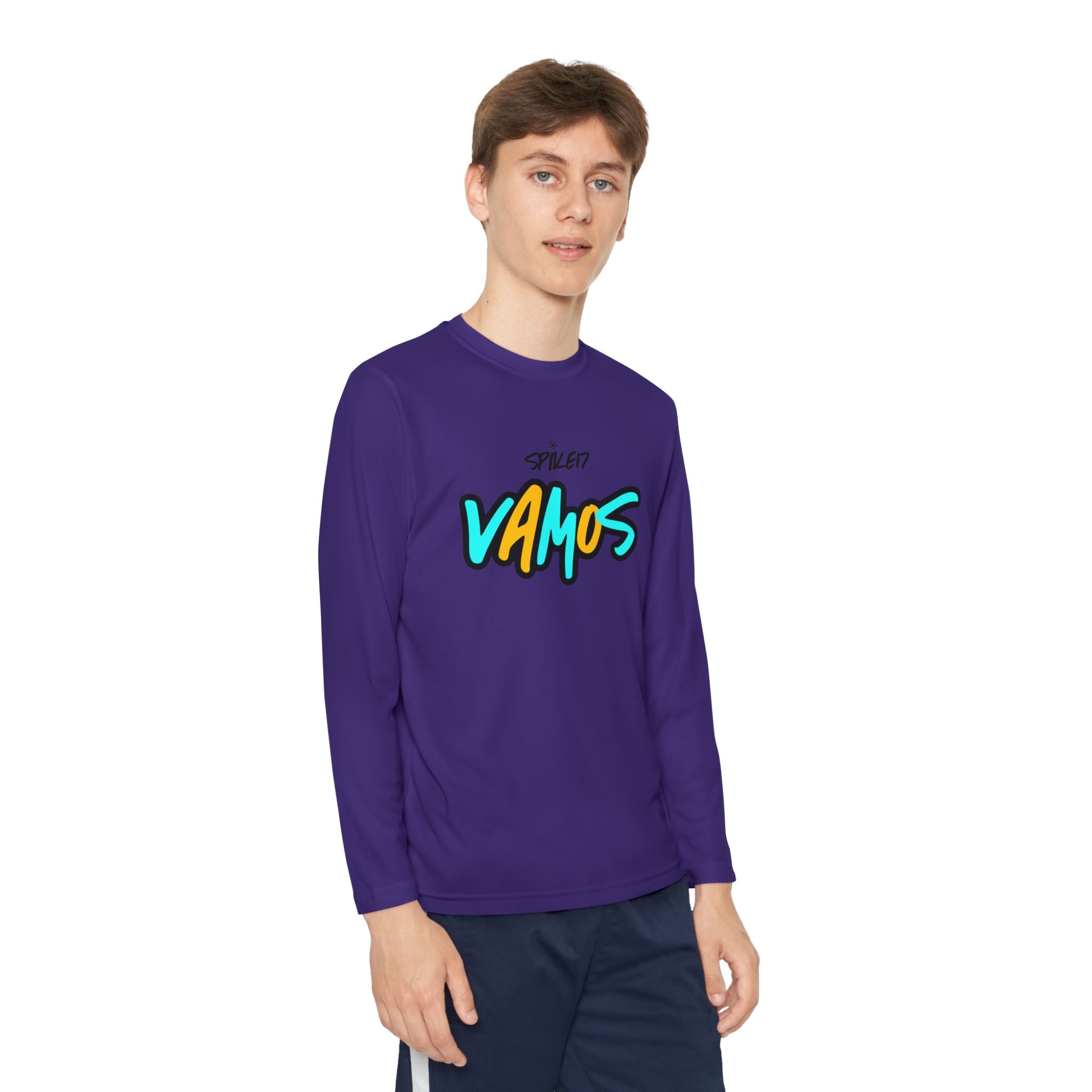 VAMOS Youth Long Sleeve Jersey White