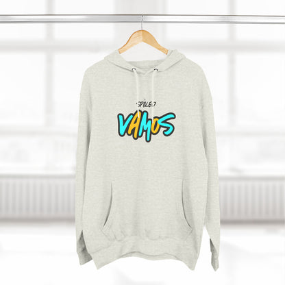 VAMOS Adult Three-Panel Fleece Hoodie Pale