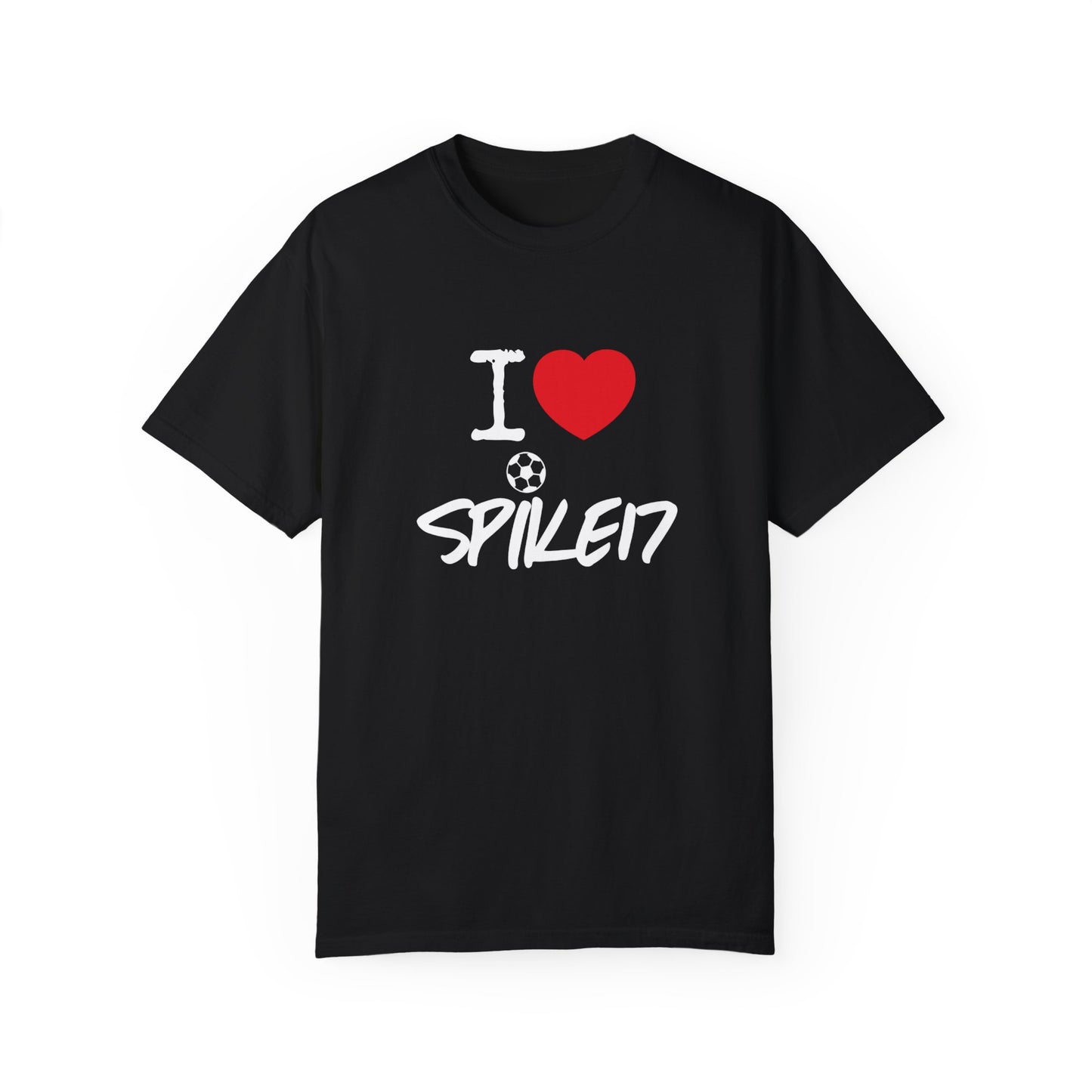 I LOVE SPIKE17 Adult Garment-Dyed T-shirt